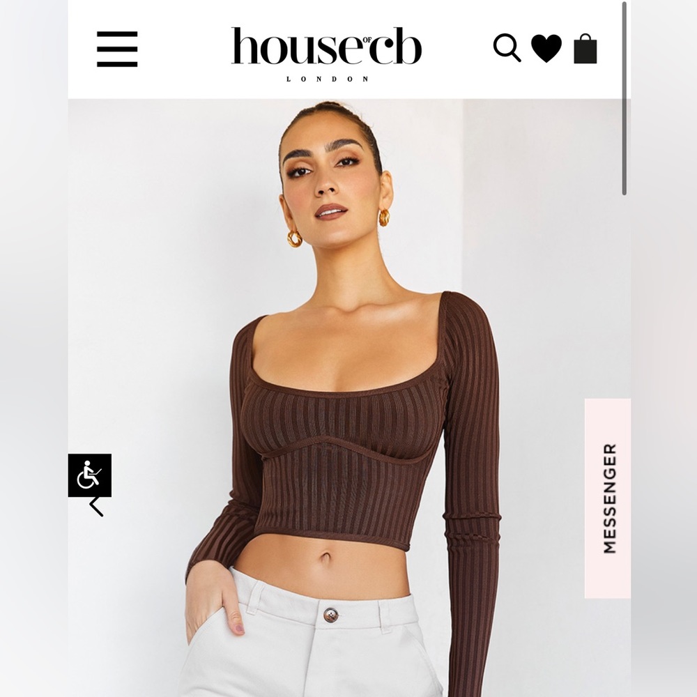 House of CB/mistress rocks, long sleeve top